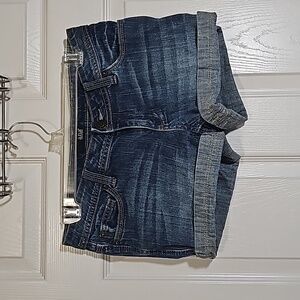 a.n.a. Stretch Cotton Denim Jean Shorts Jorts Size 4